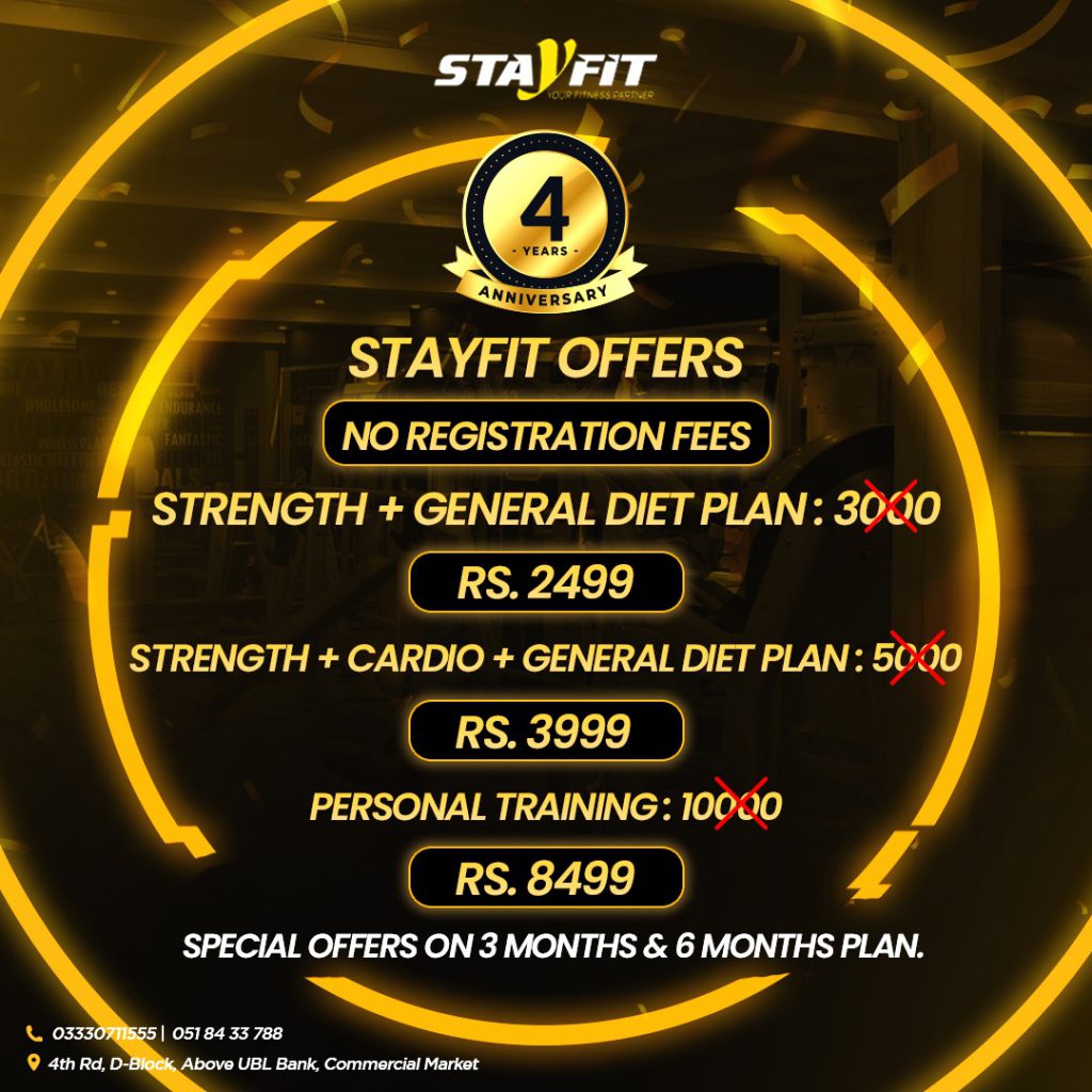 Stayfit Golden Offer for New Comers